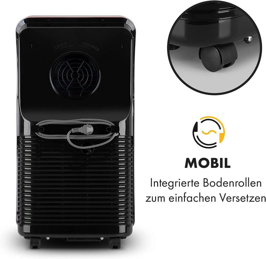 Klarstein Aire Acondicionado Portátil 4 en 1 con Control por App, hasta 12000 BTU