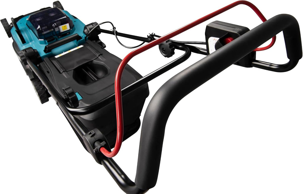 Makita DLM382PM2 Cortacésped a Batería 2 x 18 V, 38 cm, con 2 Baterías 4 Ah y Cargador Doble
