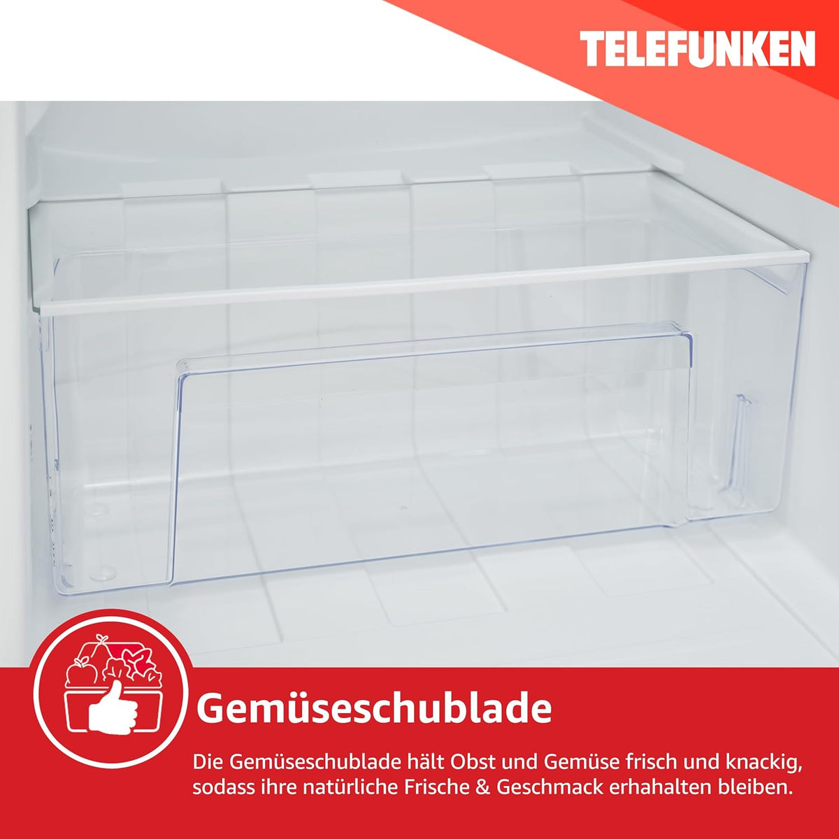 TELEFUNKEN C-135-100-S Frigorífico sin Congelador 135 L, Descongelación Automática, Plata