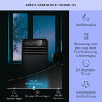 Klarstein Aire Acondicionado Portátil 4 en 1 con Control por App, hasta 12000 BTU