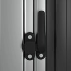 vidaXL Cobertizo de Jardín de Acero Galvanizado Antracita 180,5 x 97 x 209,5 cm