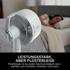 Shark FlexBreeze FA220EU Ventilador Híbrido con y sin Cable, Portátil, Interior y Exterior, Blanco