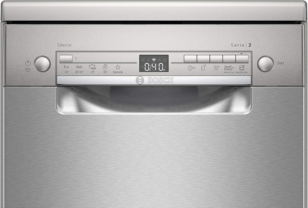 Bosch SPV2IKX10E Lavavajillas Integrable 45 cm Serie 2 con Home Connect y AquaStop