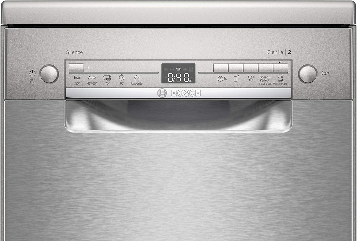 Bosch SPV2IKX10E Lavavajillas Integrable 45 cm Serie 2 con Home Connect y AquaStop