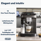 De'Longhi Magnifica Evo ECAM 292.81.B Cafetera Superautomática con LatteCrema, 7 Bebidas