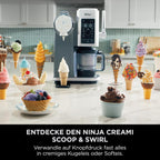 Ninja CREAMi Scoop & Swirl NC701EU Heladera con 13 Programas y 2 Recipientes