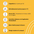 PerfectDraft HD3720/26 Tirador de Cerveza con Barril de 6 L