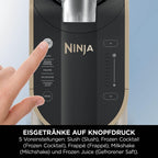 Ninja SLUSHi FS301EU Máquina de Granizados, Cócteles Helados y Batidos 1,9 L, Stone Gold