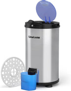Umelome Centrifugadora de Ropa 4 kg a 3200 rpm, Acero Inoxidable, Plata