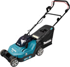 Makita DLM382PM2 Cortacésped a Batería 2 x 18 V, 38 cm, con 2 Baterías 4 Ah y Cargador Doble
