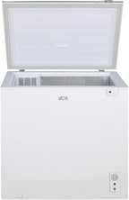 VOK EVF-194CDEW Congelador Horizontal 194 L, Función Dual, Congelación Rápida, Luz LED, Blanco
