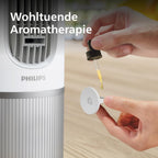 Philips Serie 7000 CX7550/00 Ventilador de Torre Inteligente 22 dB, WiFi y App
