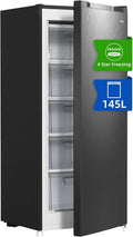 CHiQ FSD160D4E Congelador Vertical 145 L, Congelación Rápida, Silencioso, Negro
