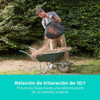 BLACK+DECKER BCBLV3625L1-QW Soplador, Aspirador y Triturador de Hojas 36 V con Batería 2,5 Ah y Bolsa 45 L