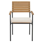 Conjunto de Jardín Rhodos de Madera de Acacia Mesa y 4 Sillas