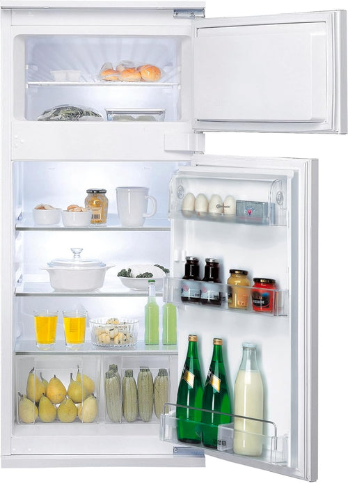 Bauknecht KDI 12S2 Frigorífico Combi Integrable 173 L, Silencioso 36 dB, Luz LED, Blanco