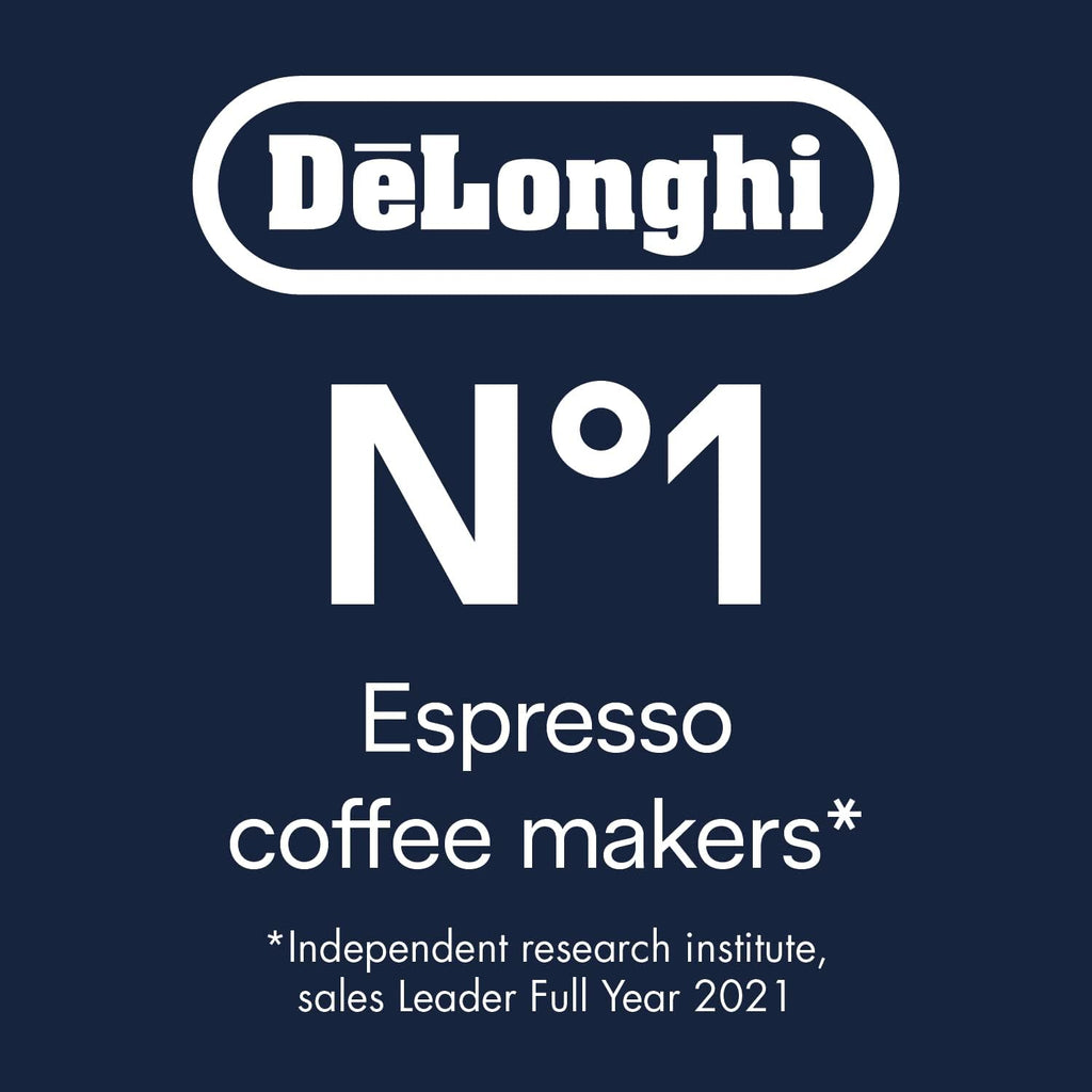 De'Longhi Dedica Style EC 685.M Cafetera Espresso de Brazo con Vaporizador, 15 cm, Plata
