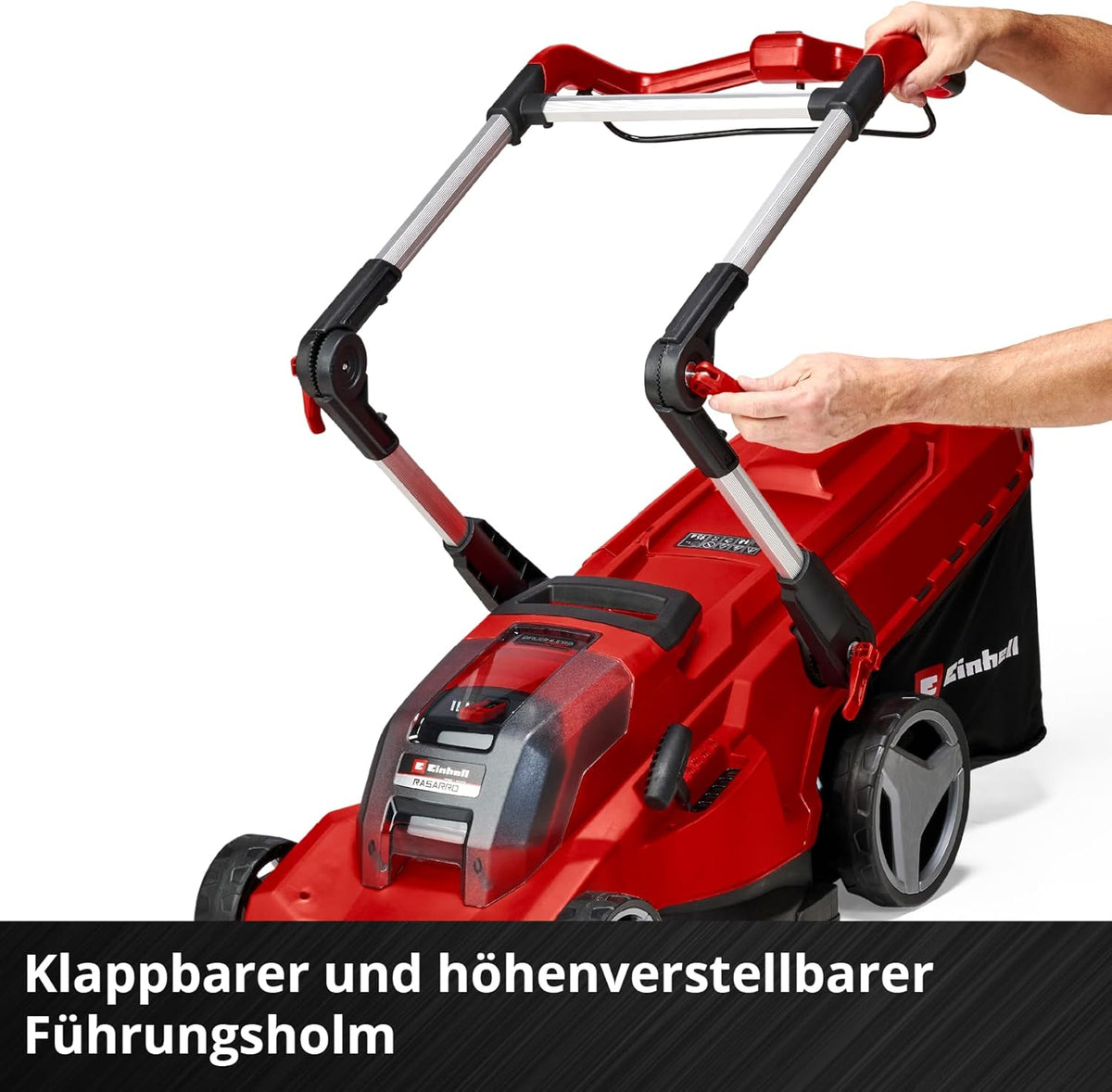 Einhell RASARRO 36/42 Cortacésped a Batería 36 V, 42 cm, hasta 725 m², con 2 Baterías 5,2 Ah