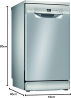 Bosch SPV2IKX10E Lavavajillas Integrable 45 cm Serie 2 con Home Connect y AquaStop