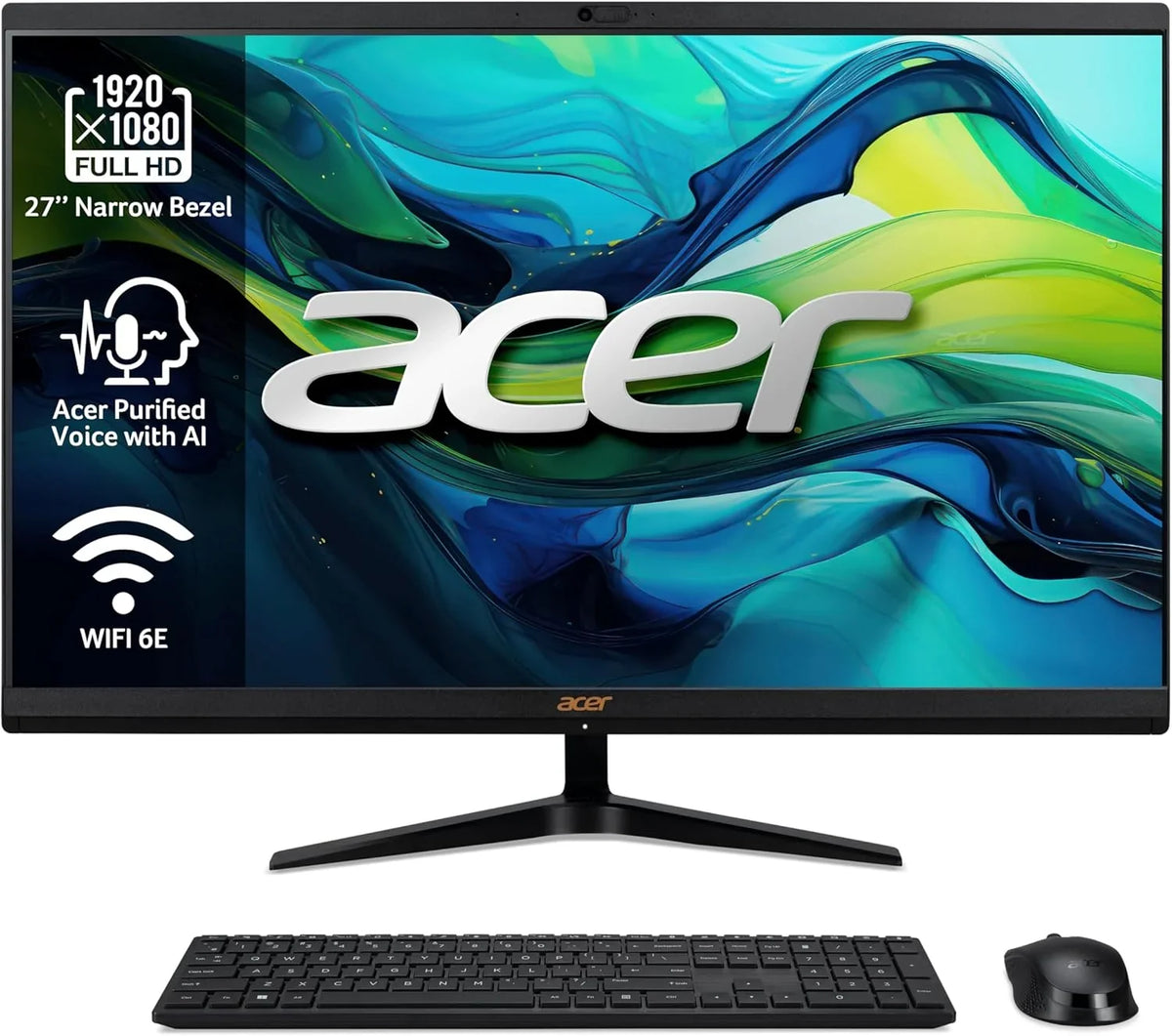 Acer Aspire C27-1800 Ordenador Todo en Uno 27" Full HD, Intel Core i5-12450H, 16 GB RAM, 1 TB SSD, Windows 11