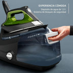 Silence Pro DG9248 Centro de Planchado 8 Bares, Golpe de Vapor 600 g/min, Suela Microsteam