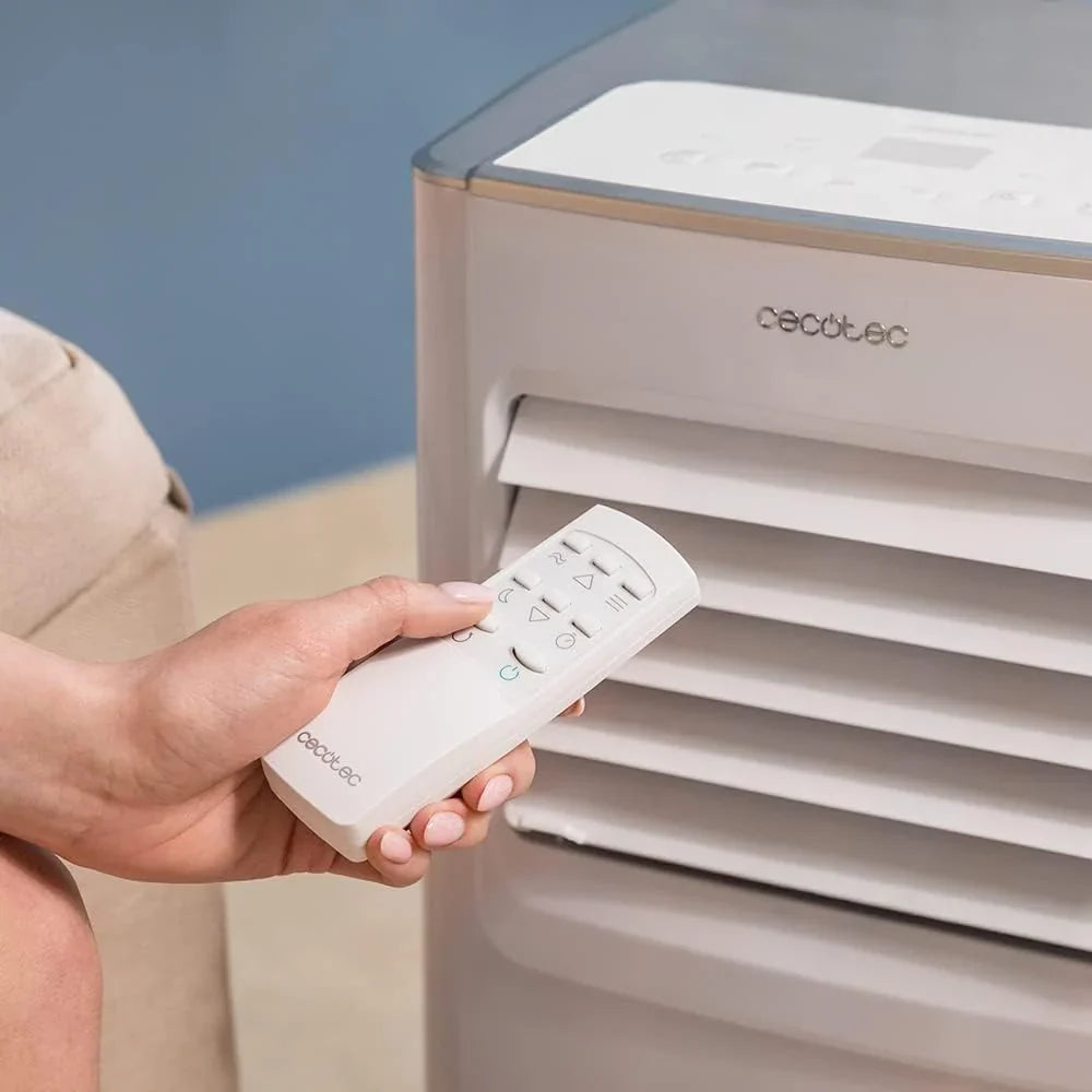 Cecotec ForceClima 7100 Aire Acondicionado Portátil 7000 BTU con Mando, 4 Modos, hasta 20 m²