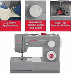 Singer Heavy Duty 4432 Máquina de Coser 32 Puntadas con Placa de Acero Inoxidable