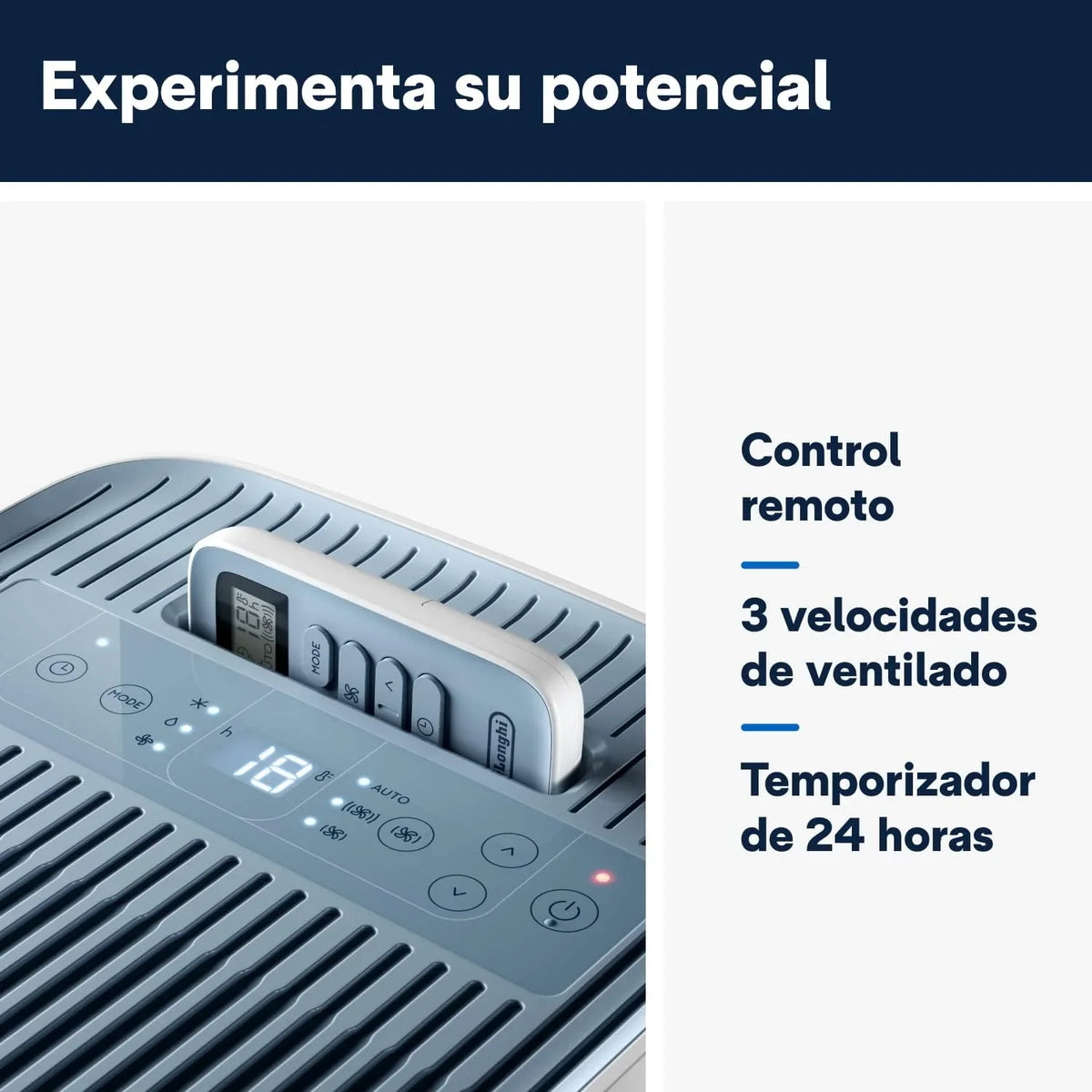 Pinguino Compact PAC ES72 Young Aire Acondicionado Portátil 8300 BTU/h con Temporizador 24 h
