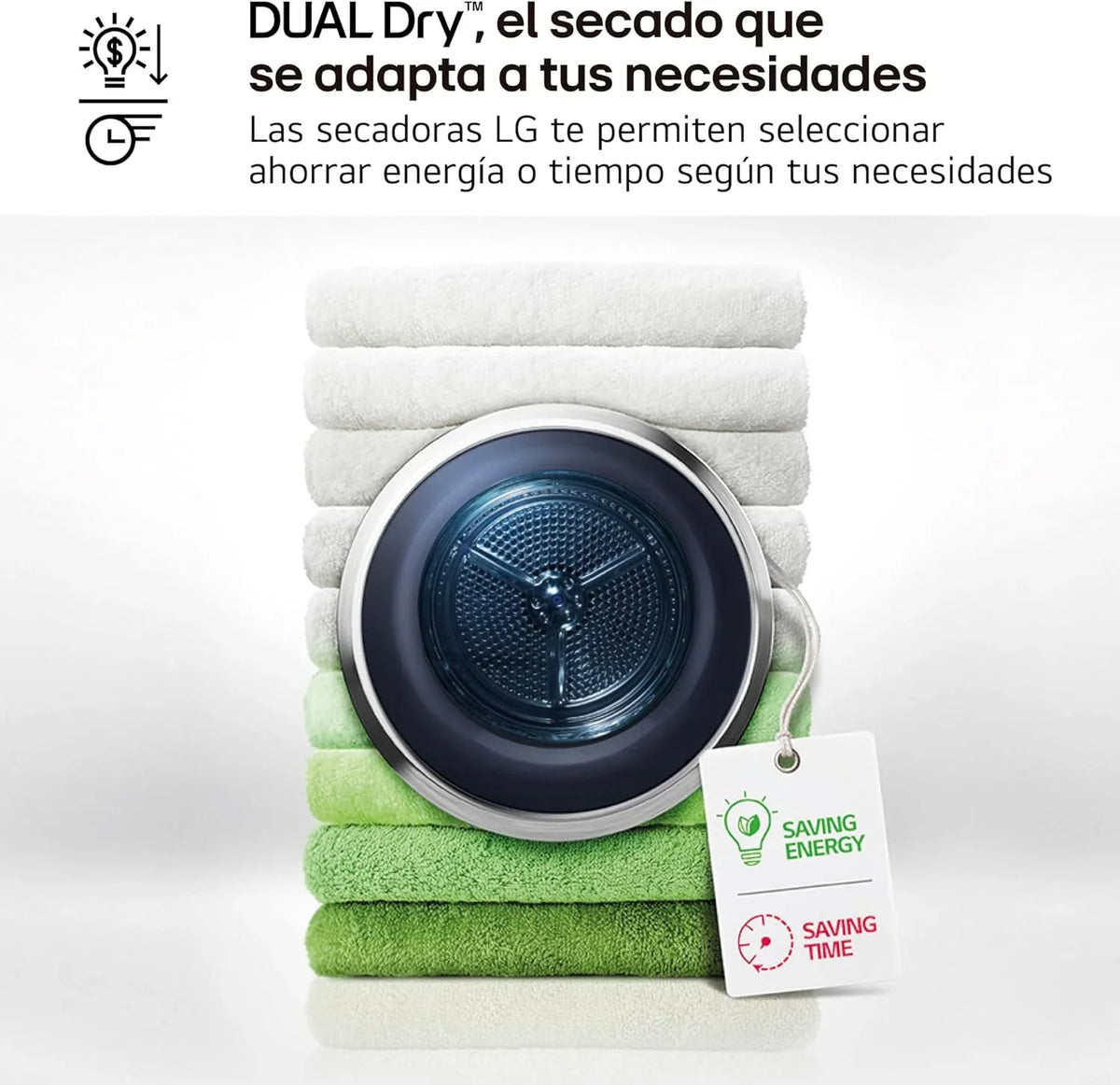 RH90V9PV2N Secadora con Bomba de Calor 9 kg Dual Inverter, Serie 900, Inox Antihuellas, Clase C