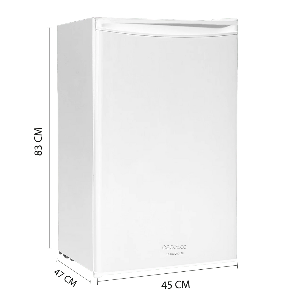 Cecotec Bolero CoolMarket TT 90 White E Frigorífico Pequeño 90 L con Compartimento Congelador
