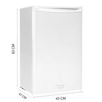 Cecotec Bolero CoolMarket TT 90 White E Frigorífico Pequeño 90 L con Compartimento Congelador