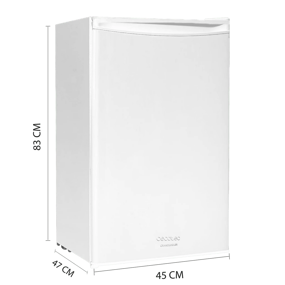 Cecotec Bolero CoolMarket TT 90 White E Frigorífico Pequeño 90 L con Compartimento Congelador