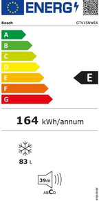 Bosch GIV11ADC0 Congelador Integrable Serie 6, 70 L, LowFrost, 72 cm