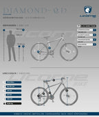 Licorne Bike Diamond Premium Bicicleta de Montaña de Aluminio 21 Velocidades con Freno de Disco