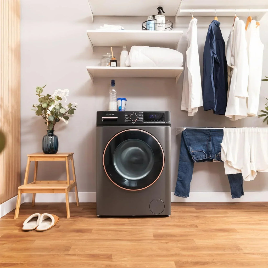 Cecotec Bolero DressCode 10610 Inverter Steel Lavadora 10 kg, 1400 rpm, Steam Max, 15 Programas
