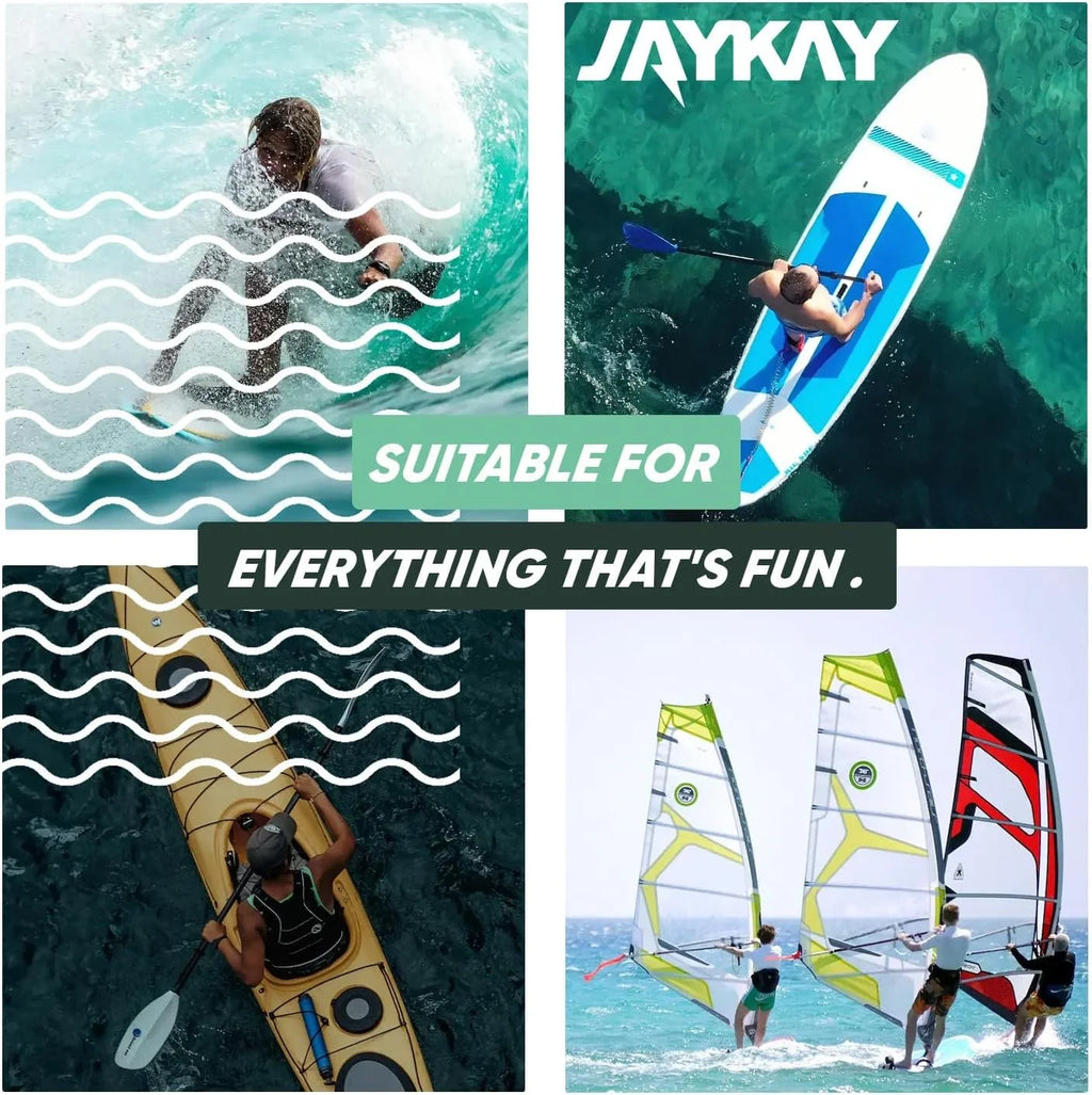 JayKay SUP E-Fin Aleta Eléctrica para Paddle Surf, Kayak y Windsurf, hasta 6 Horas de Batería