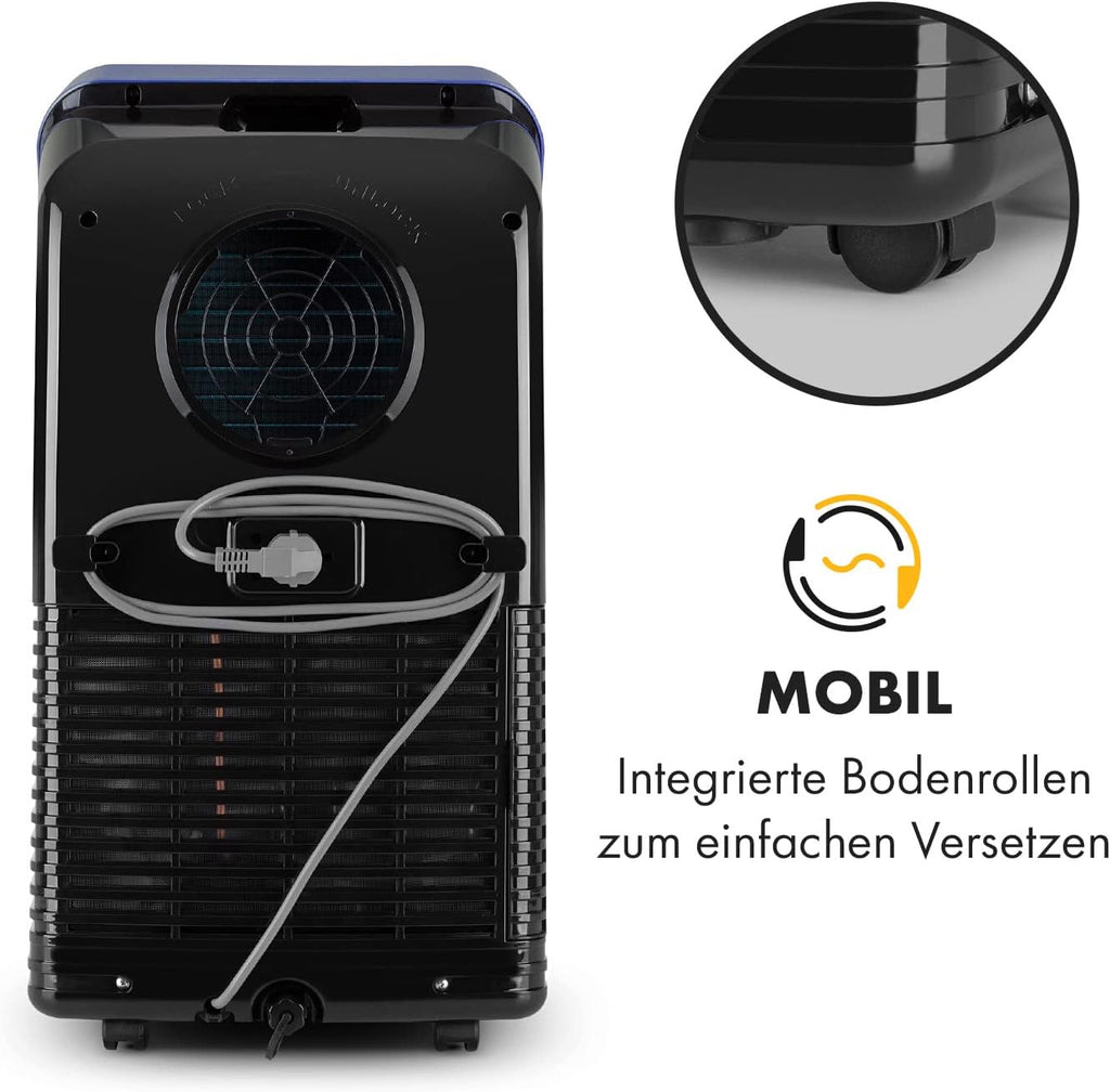 Klarstein Aire Acondicionado Portátil 4 en 1 con Modo Noche y Bajo Consumo, hasta 12000 BTU
