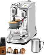 Sage Nespresso Creatista Pro Cafetera de Cápsulas con Vaporizador Automático, Acero Cepillado