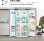 GSLC40PYPE Frigorífico Americano Side by Side 641 L, Serie 400, Inox Antihuellas, Clase E