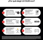 OLED48C54LA TV OLED evo 48" 4K Smart TV webOS 25, Dolby Vision, Dolby Atmos, 120 Hz