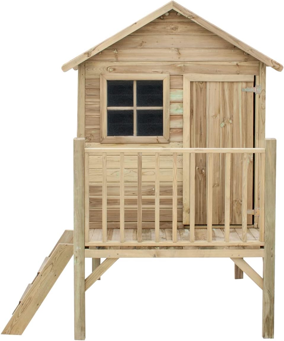 Casita Infantil de Jardín de Madera de Pino Impregnada